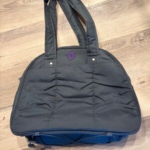 Gaiam Metro Yoga/Gym Bag, In Gray/Purple GAIAM